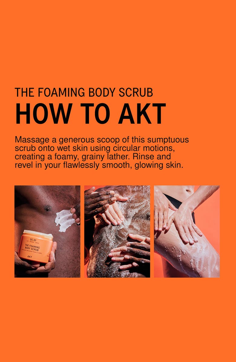 AKT The Foaming Body Scrub, Alternate, color, Sc.01 Orange Grove