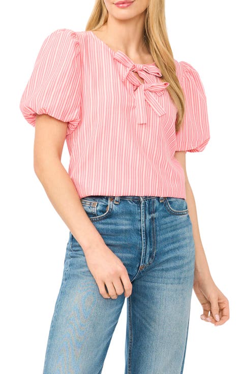 Double Bow Stripe Top