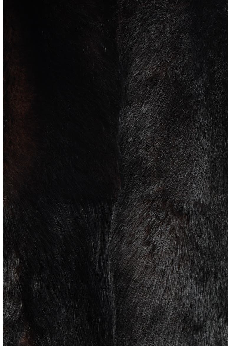 Carolyn Genuine Shearling Coat, Alternate, color, BROWN SABLE