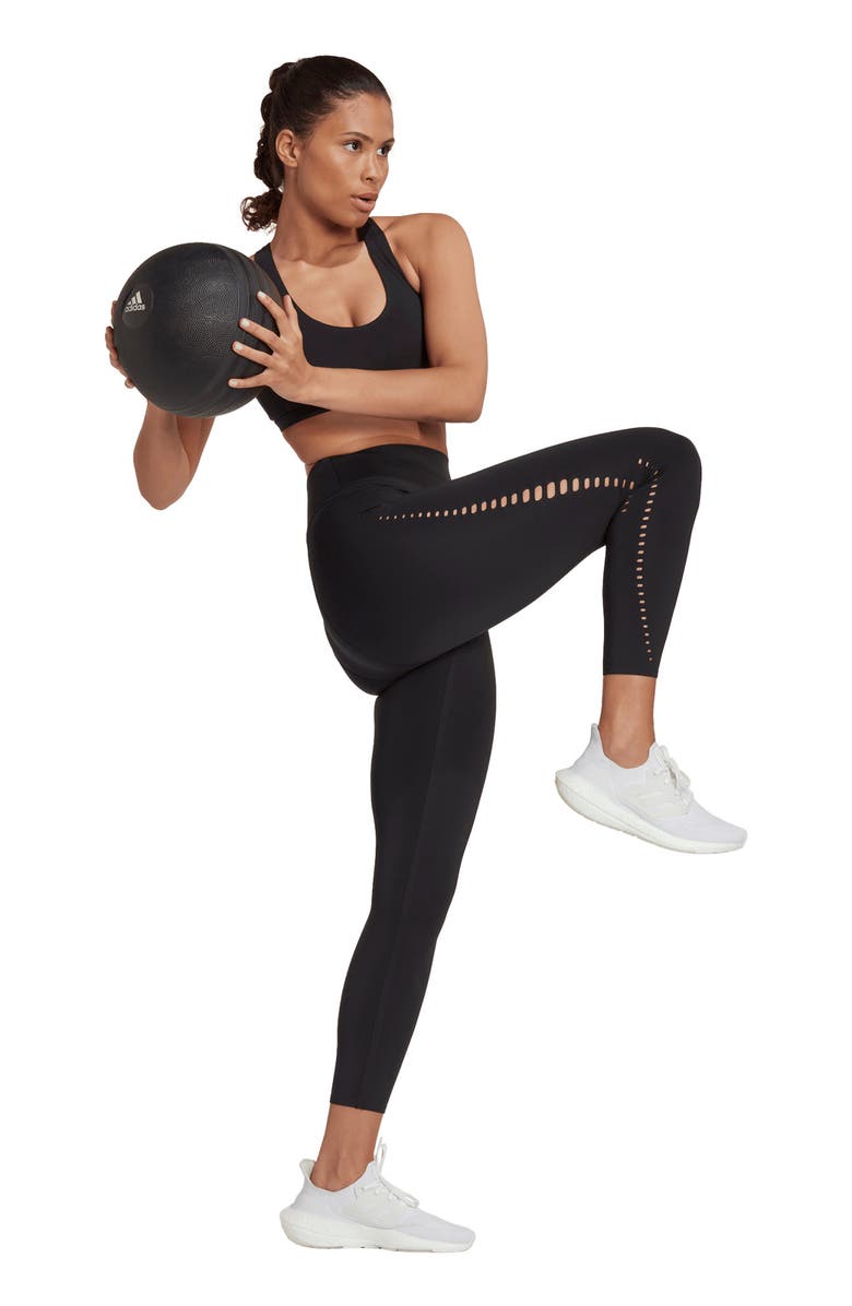 adidas Optime Best of Adi Ankle Leggings, Alternate, color,