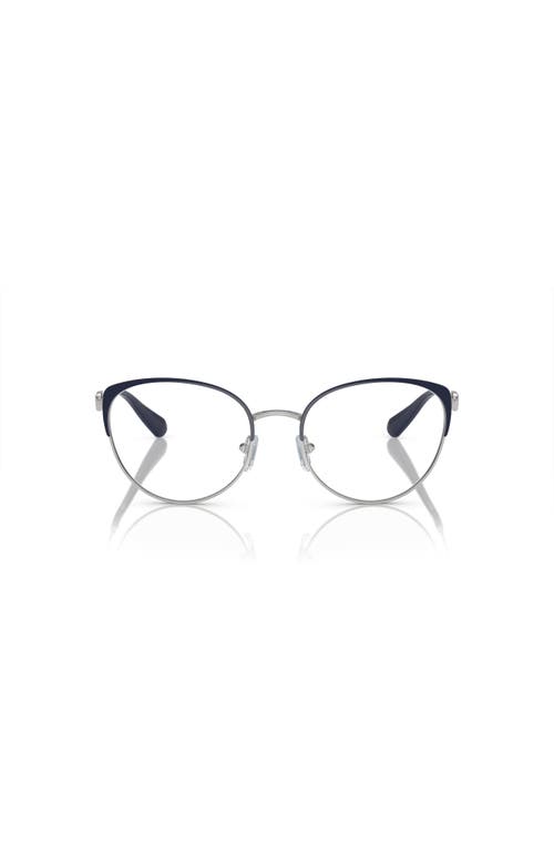 Emporio Armani 51mm Cat Eye Optical Glasses In Brown