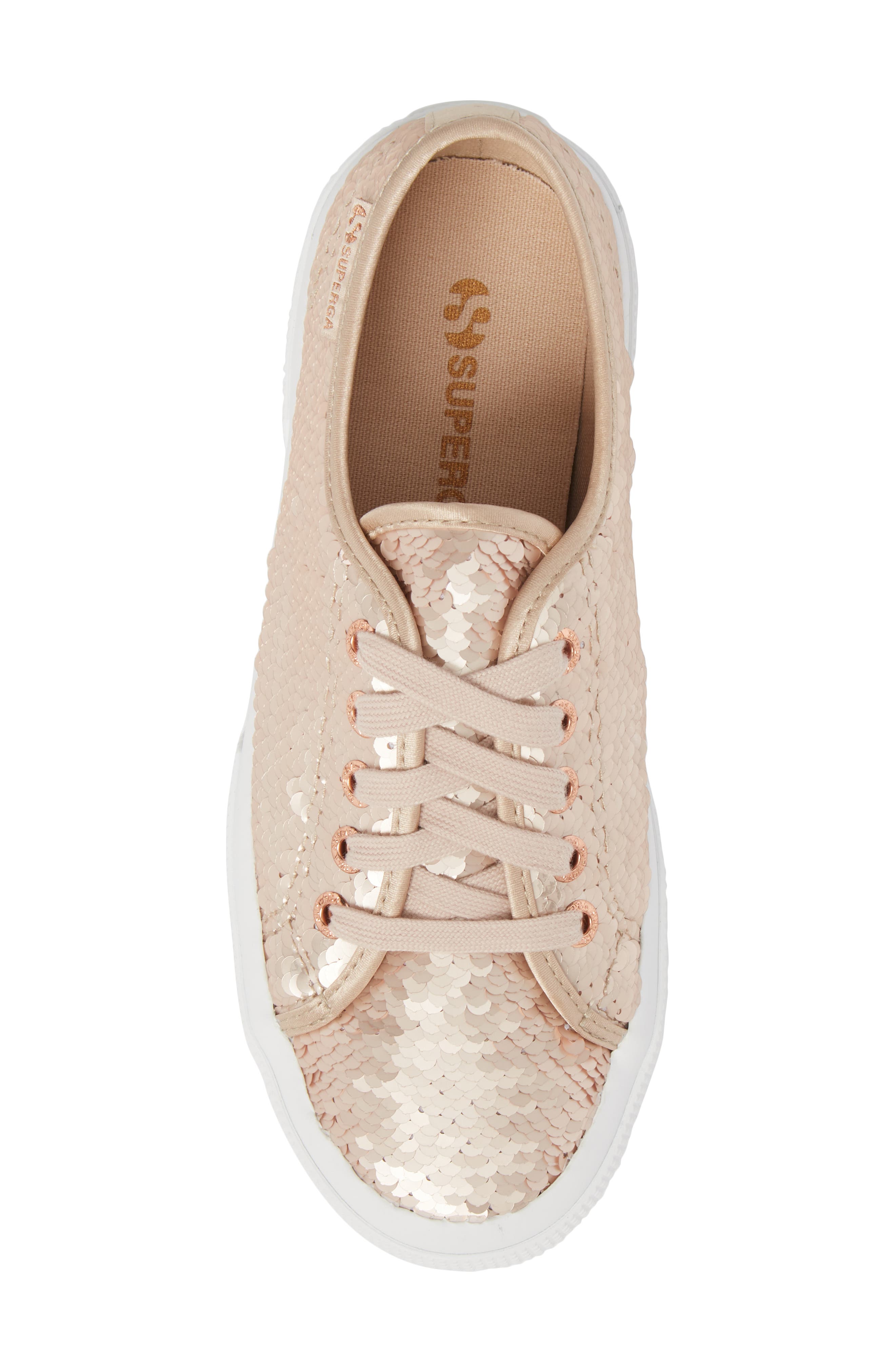 2750 Pairidescent Low Top Sneaker, Alternate, color, ROSE GOLD/ ROSE GOLD