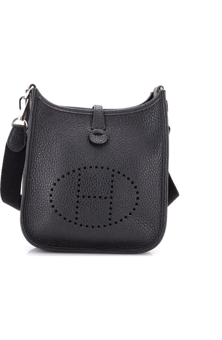 Pre-Owned Hermes Evelyne Bag Gen III Clemence TPM, Main, color, Noir