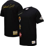 Mitchell & Ness Men's Black Golden State Warriors Black Out Collection Vintage Premium T-Shirt