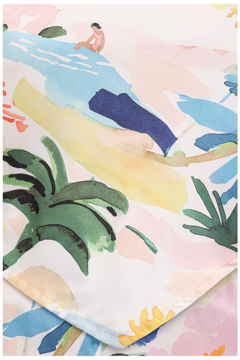 Alba Scarf Top, Alternate, color, CREAM RESORT ISLE