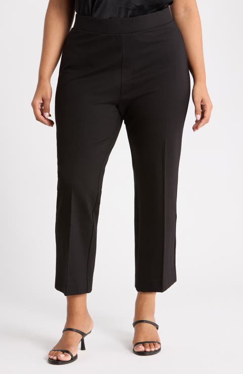 Crop Pull-On Pants