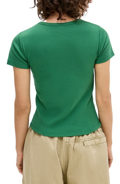 Bdg Urban Outfitters Detroit Cotton Baby Tee In Green
