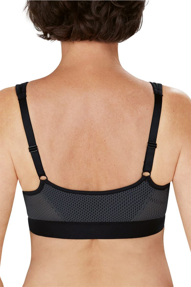 Ester Post Surgery Bra, Alternate, color, black/grey