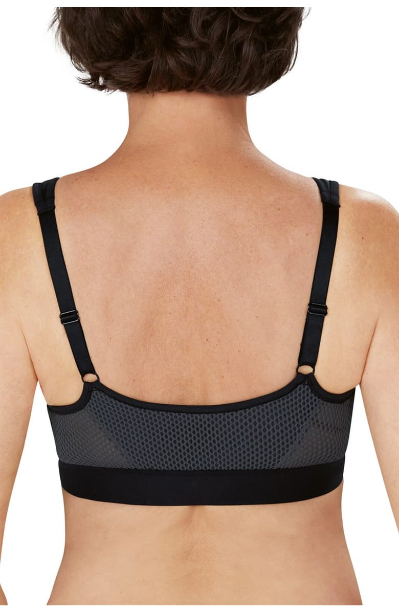 Amoena Ester Post Surgery Bra, Alternate, color, Black/Grey