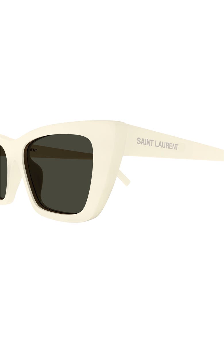Saint Laurent 53mm Square Sunglasses, Alternate, color, 