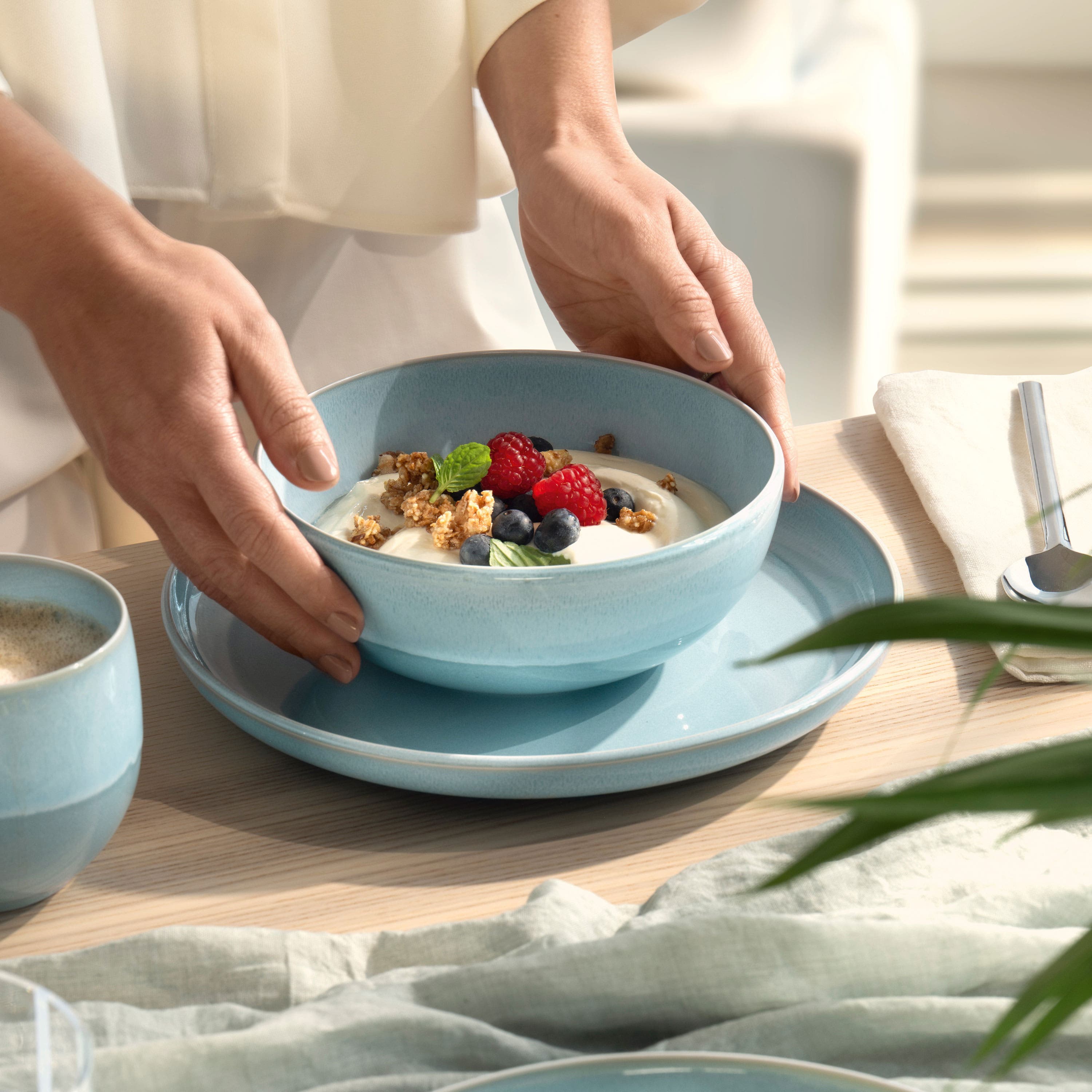 Villeroy & Boch Perlemor Aqua Rice Bowl | Nordstrom