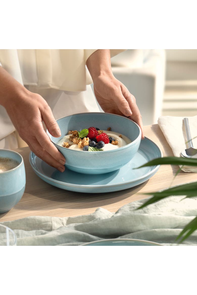 Perlemor Aqua Rice Bowl, Alternate, color, Blue Green