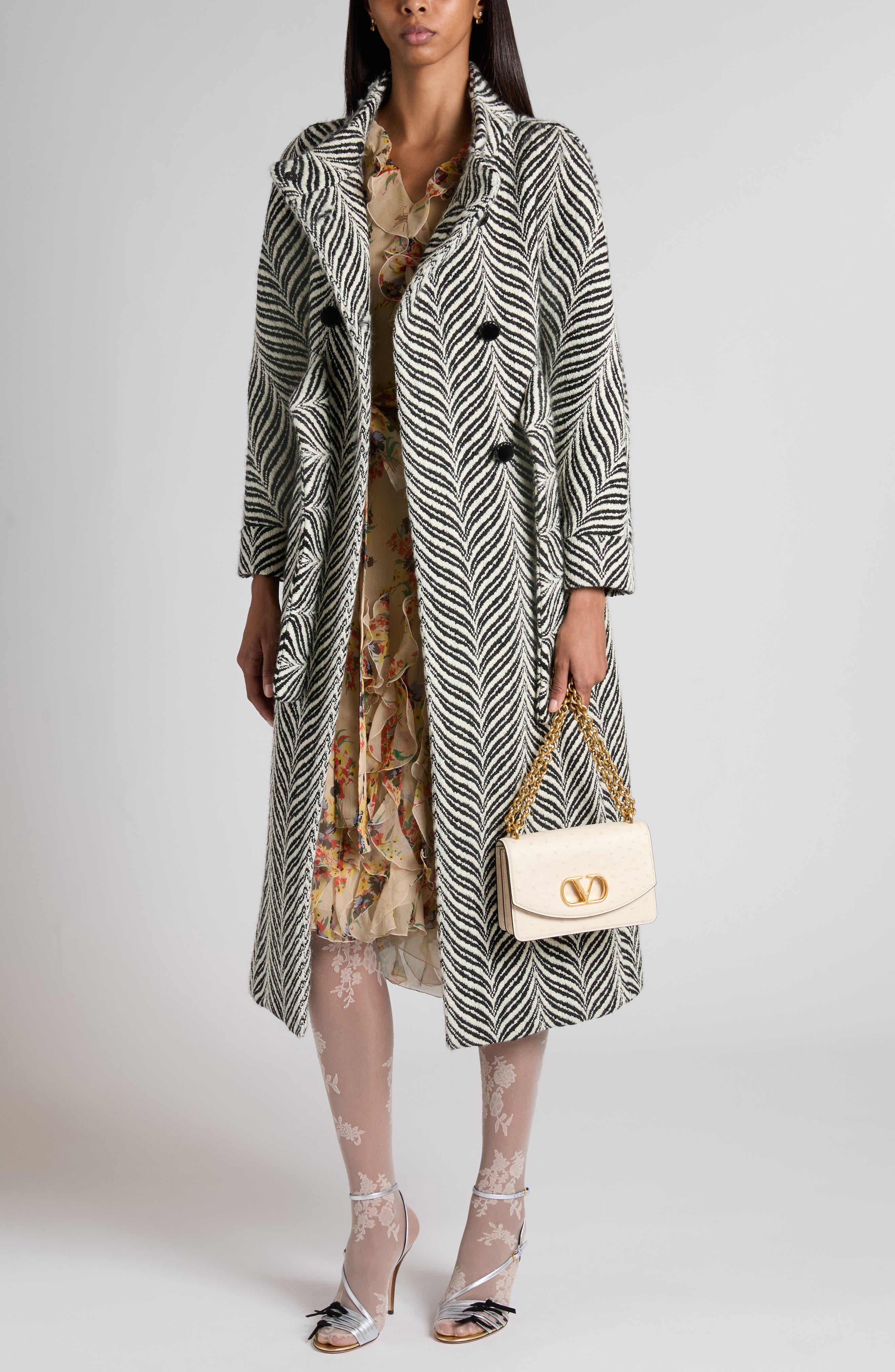 Fauve Wool Blend Coat - image 2