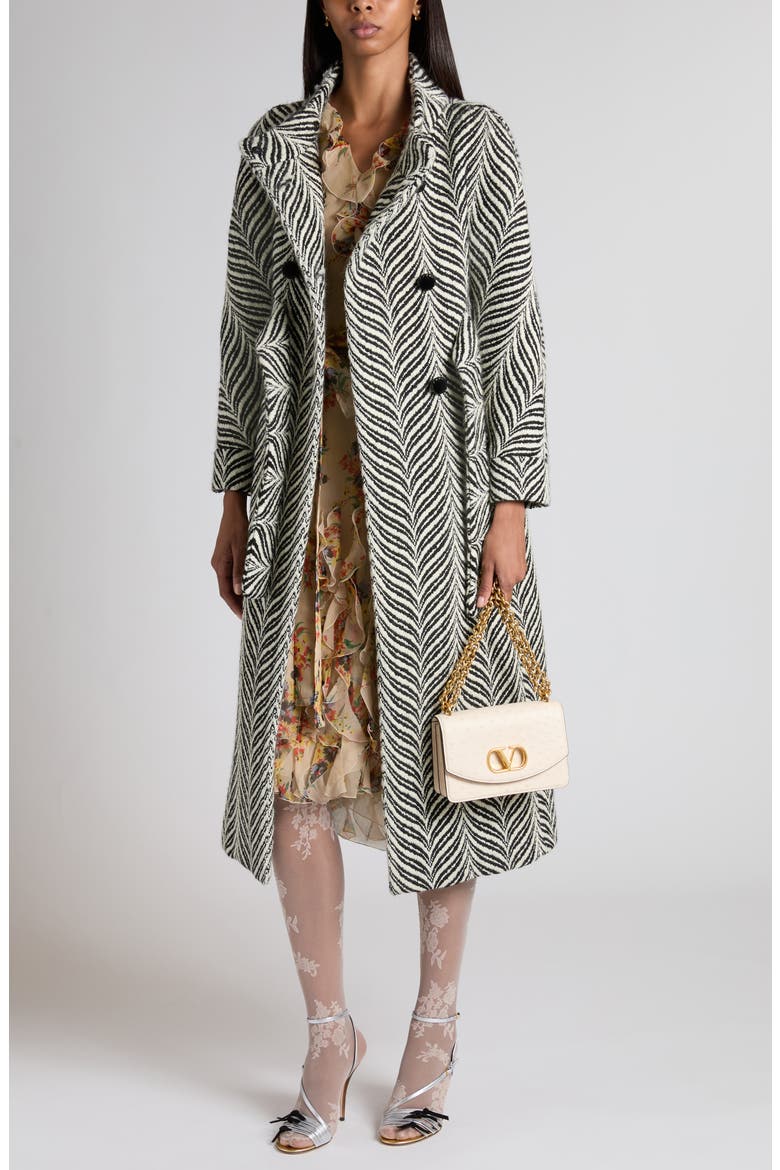 Fauve Wool Blend Coat, Alternate, color, BUTTER