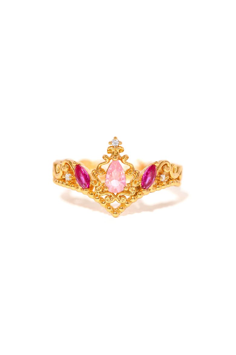 x Disney Princess Sleeping Beauty Ring, Main, color, GOLD
