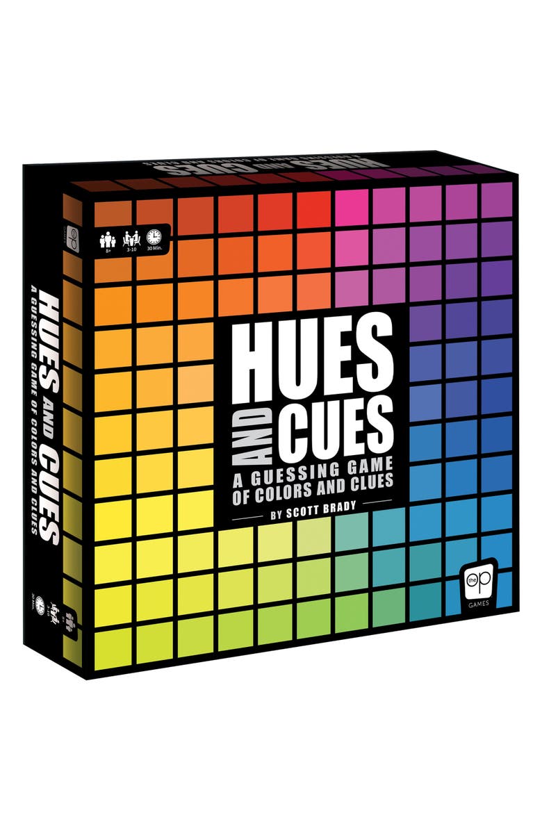 USAOPOLY Hues & Cues A Guessing Game Of Colors & Clues, Main, color, Multicolored