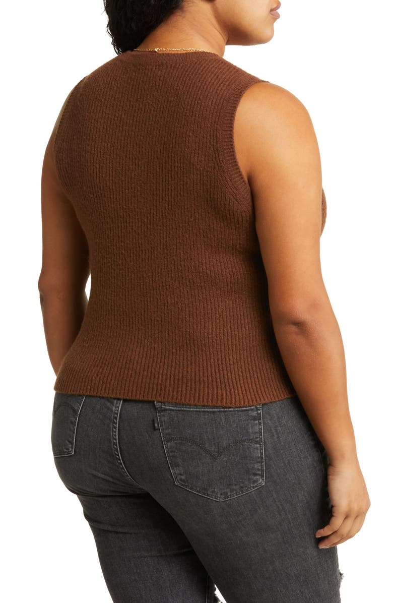 Treasure & Bond Shrunken Sweater Vest, Alternate, color, 