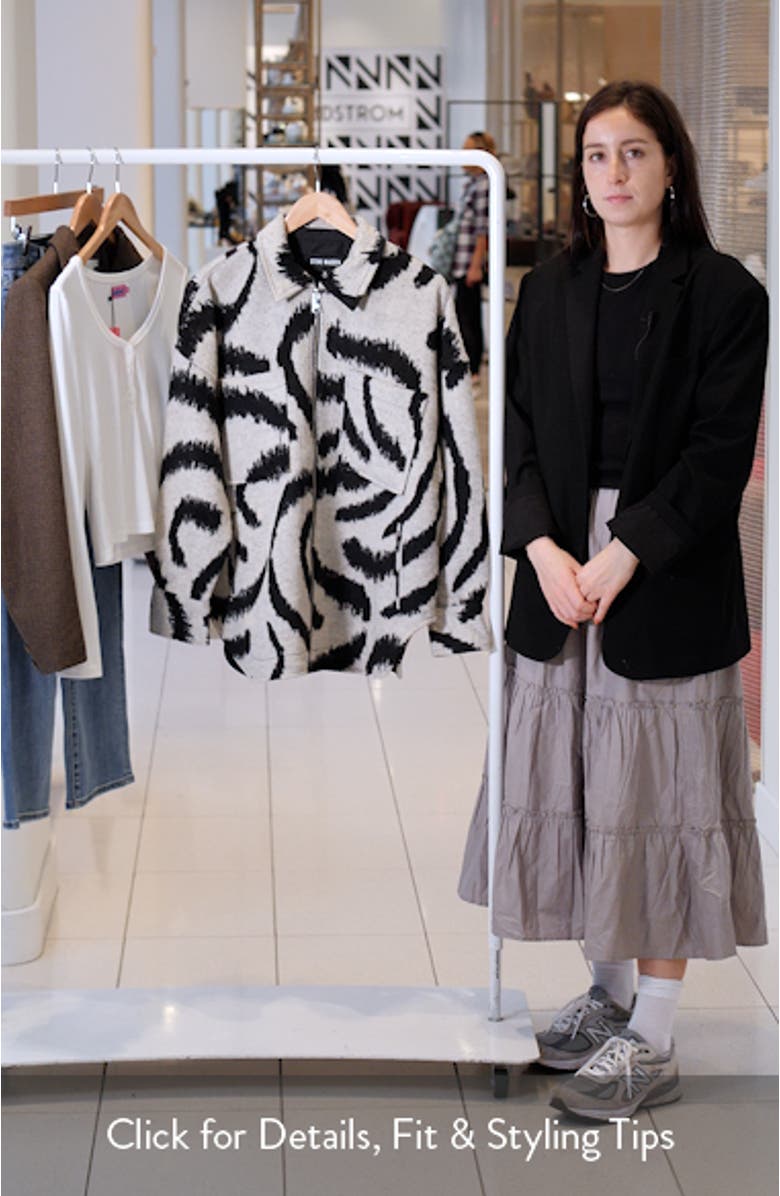 Sorrel Brushed Jacquard Jacket, sales video thumbnail