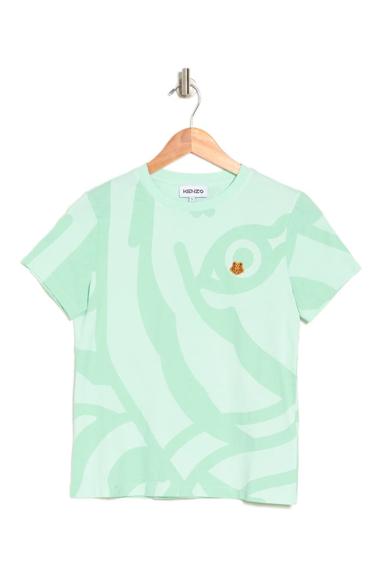 Abstract Print T-Shirt, Alternate, color, MINT