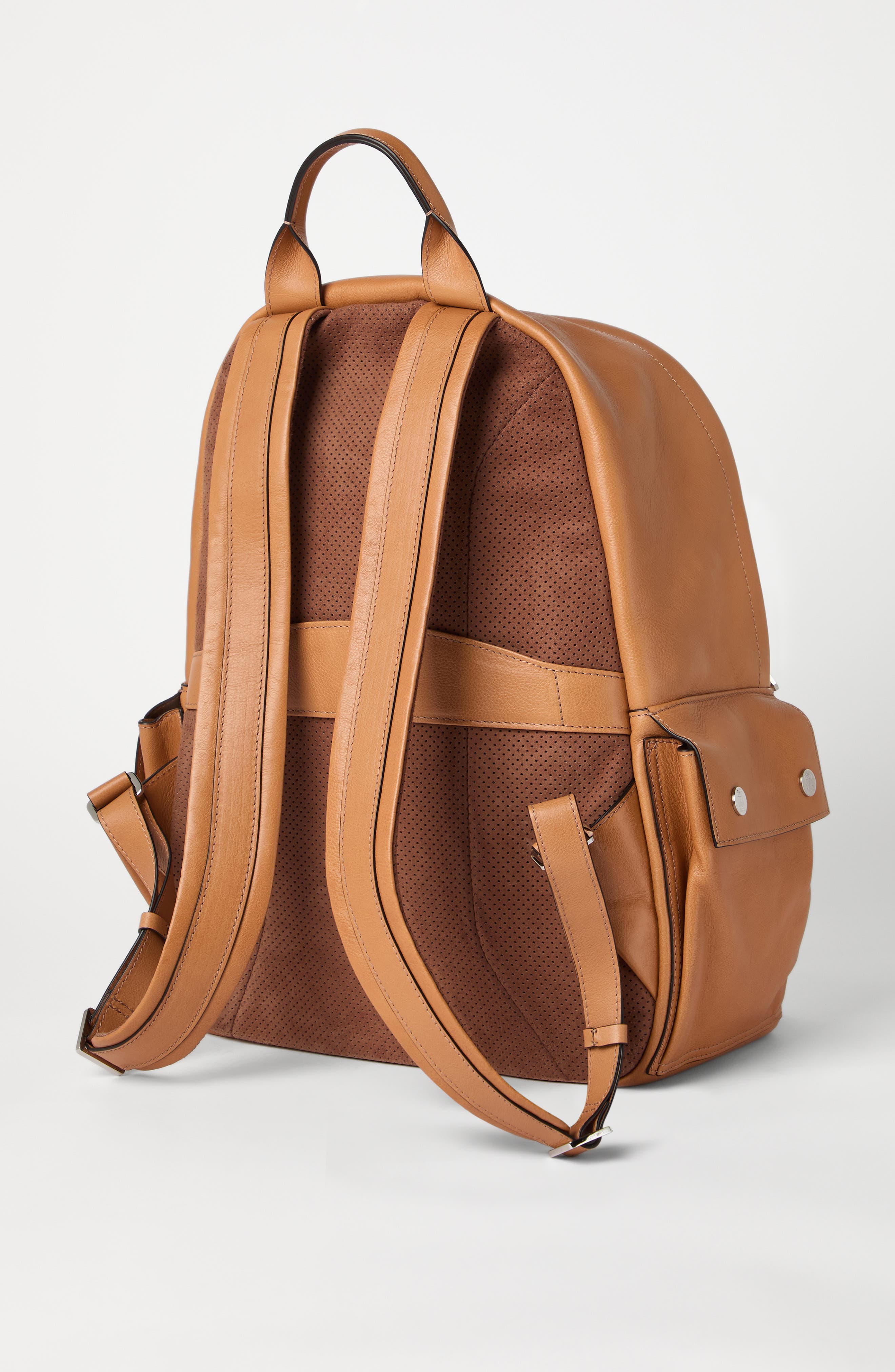 Brunello Cucinelli Travel backpack, Alternate, color, Cognac
