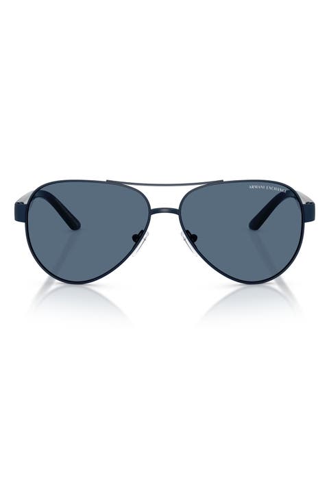 59mm Pilot Sunglasses