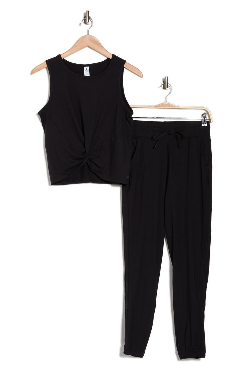 90 DEGREE BY REFLEX Waverly Tank & Joggers Set, Alternate, color,