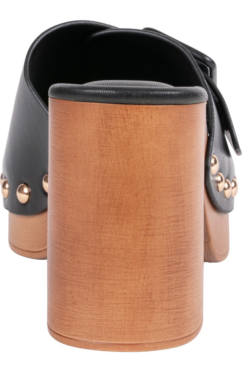 GOOD CHOICE NEW YORK York Buckle Platform Mule, Alternate, color, Black