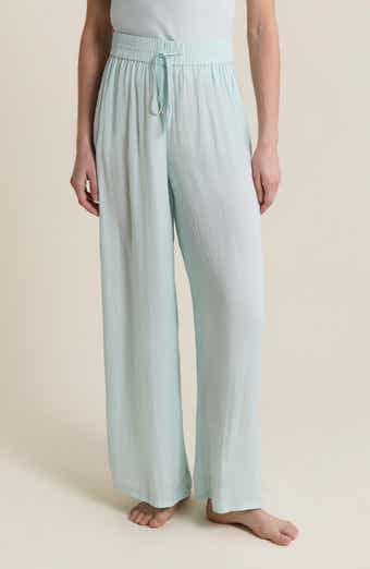 Cheeta Wide Leg Pajama Pants