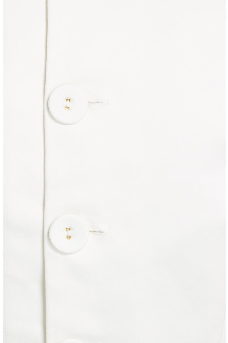 Jacey Stretch Organic Cotton Crop Top, Alternate, color, WHITE
