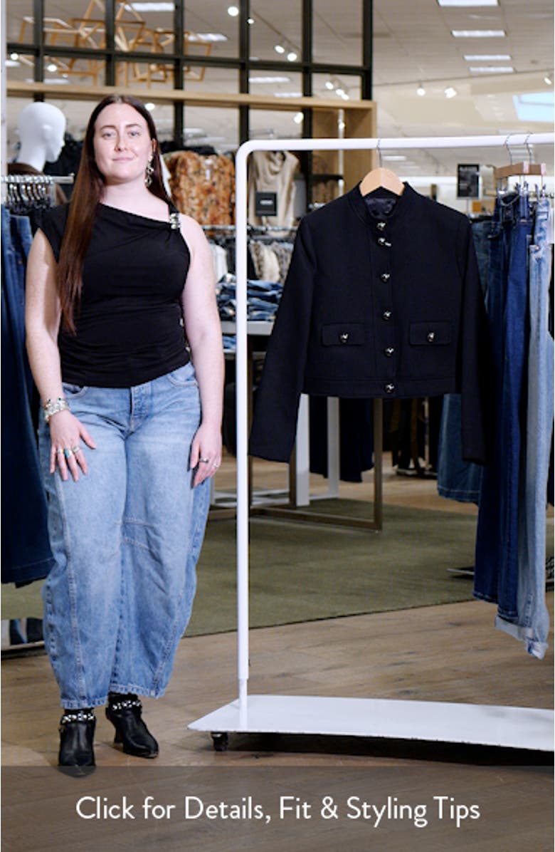 Claudia Button Front Jacket, sales video thumbnail