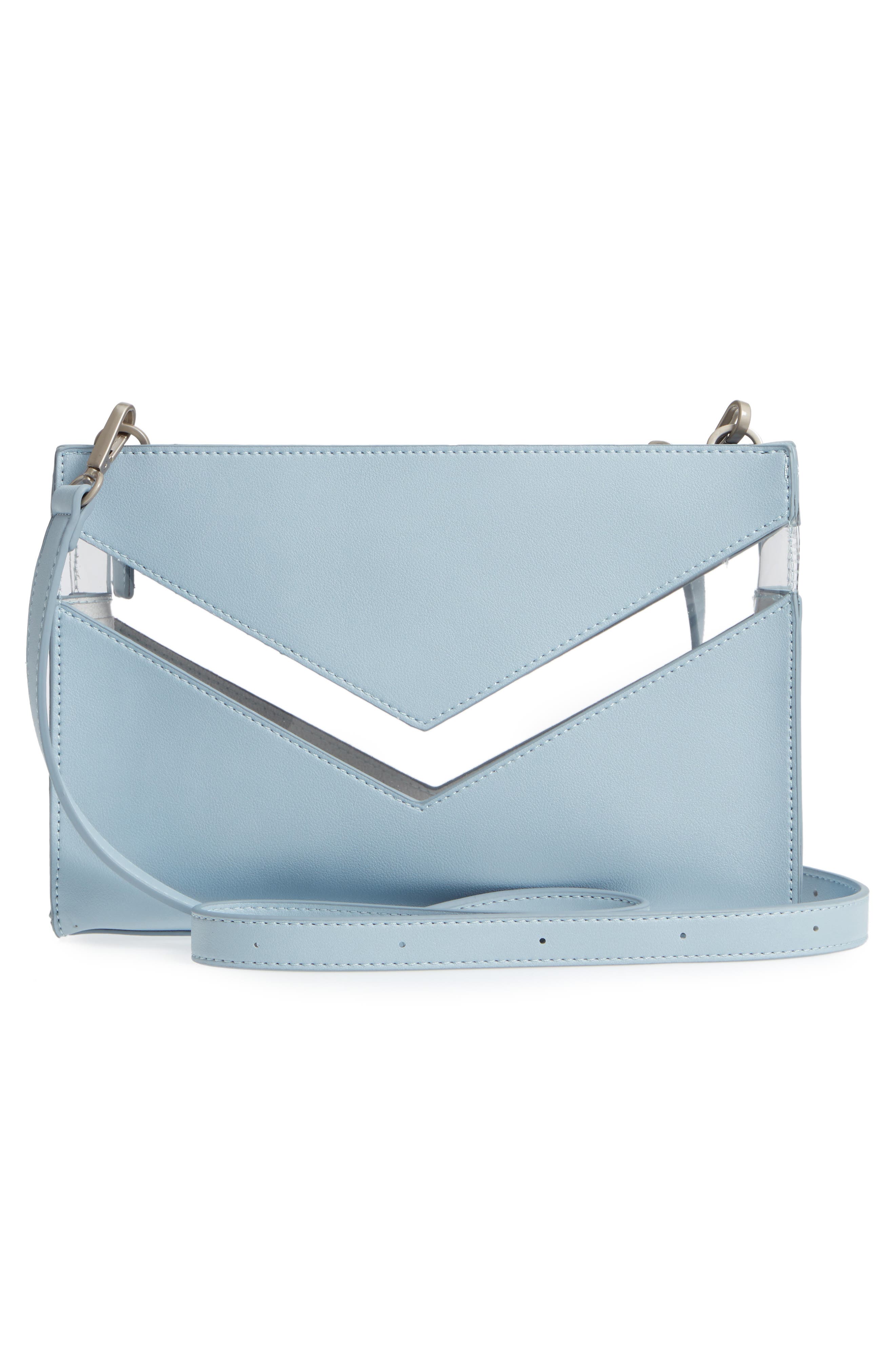 Pixie Mood Emily Faux Leather Crossbody Clutch, Alternate, color, 