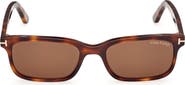 TOM FORD Scout-02 52mm Rectangular Sunglasses