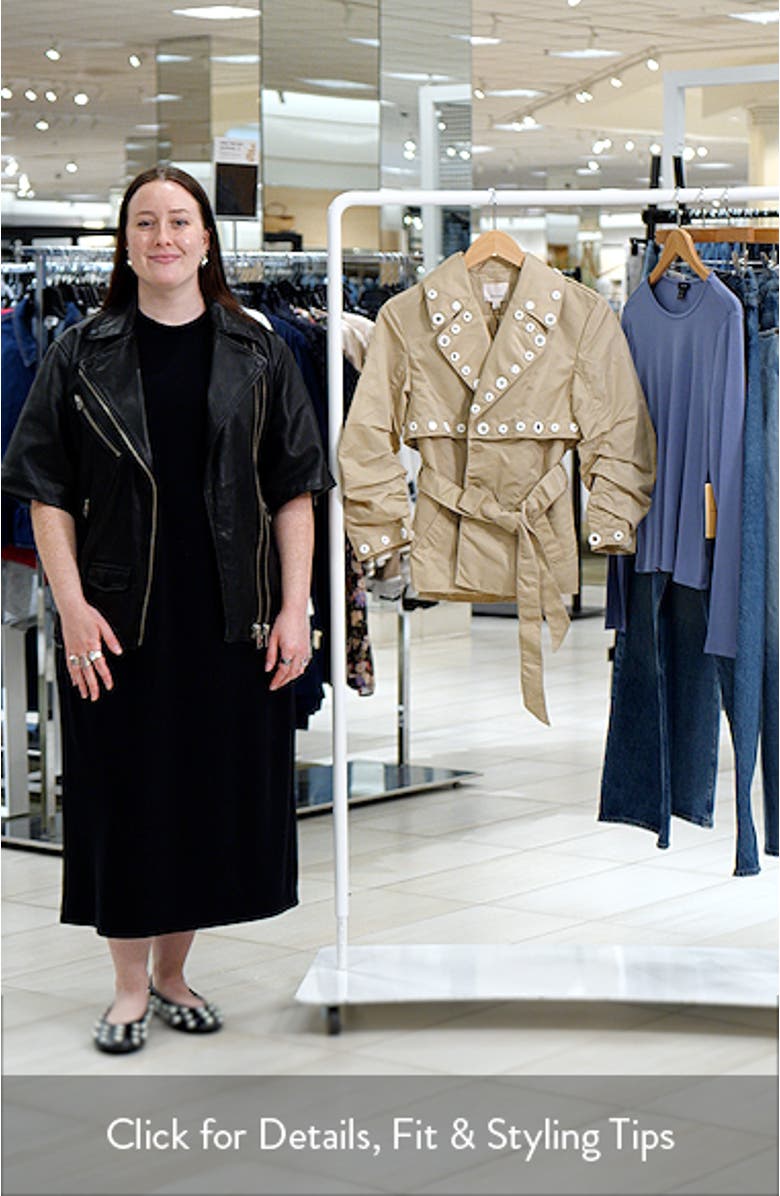 Crochet Mirrors Belted Jacket, sales video thumbnail