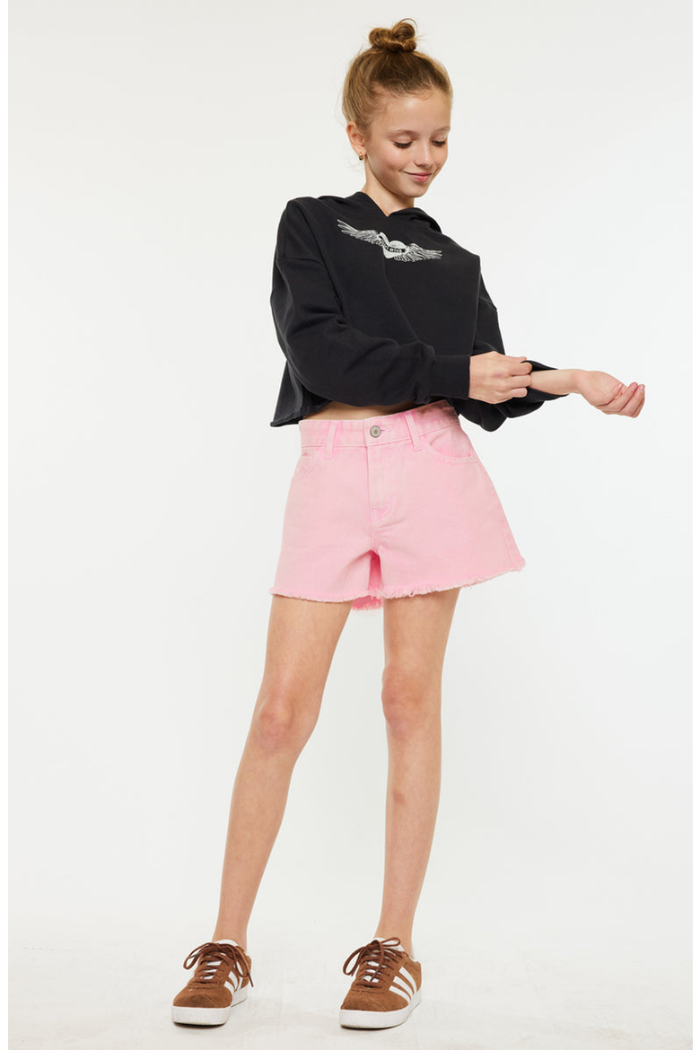 Melly High Rise Shorts, Main, color, Pink