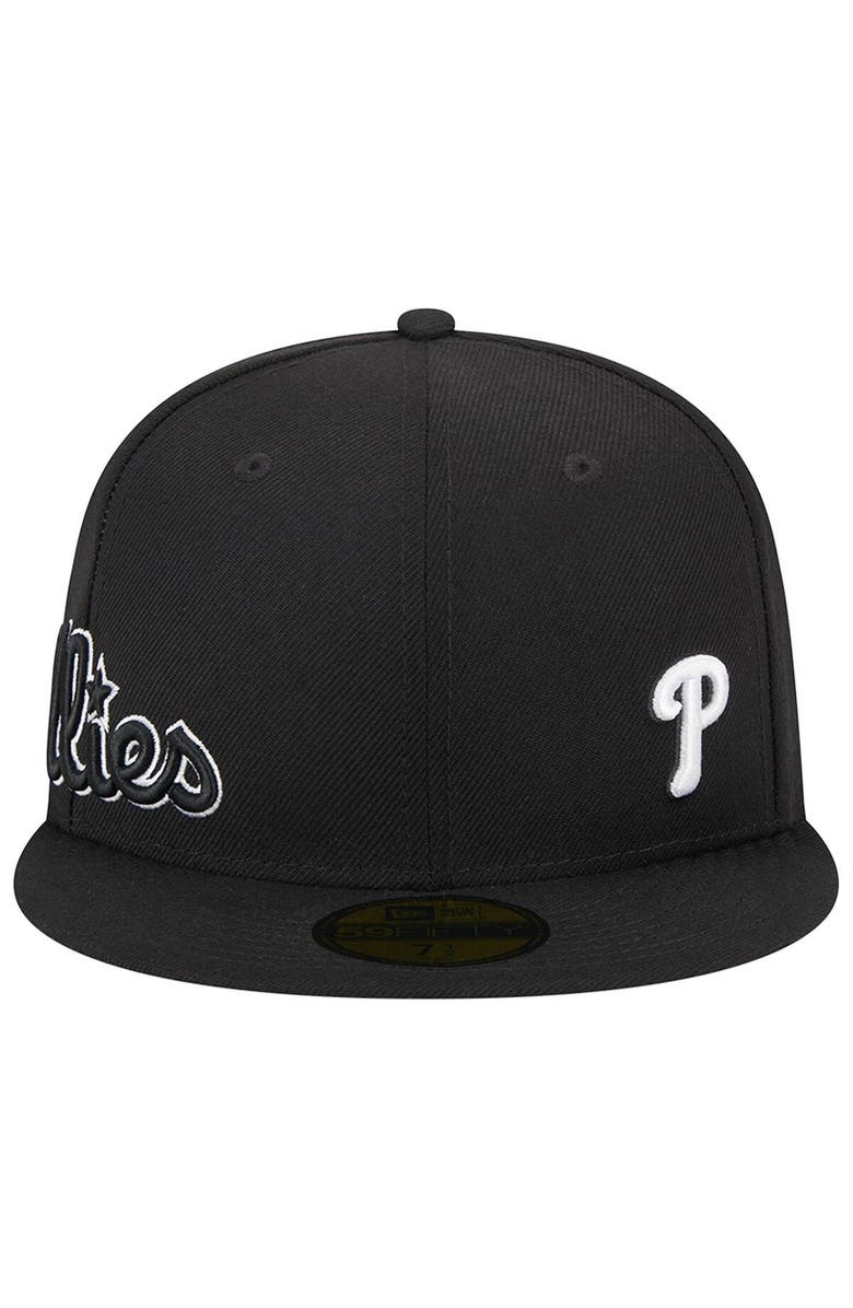 New Era Men's New Era Black Philadelphia Phillies Jersey 59FIFTY Fitted Hat, Alternate, color, 