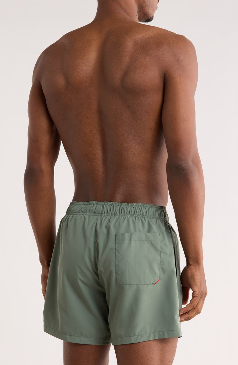 BOSS Abas Swim Trunks, Alternate, color, Open Green