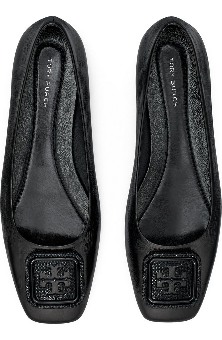 Tory Burch Georgia Pavé Square Toe Ballet Flat, Alternate, color,