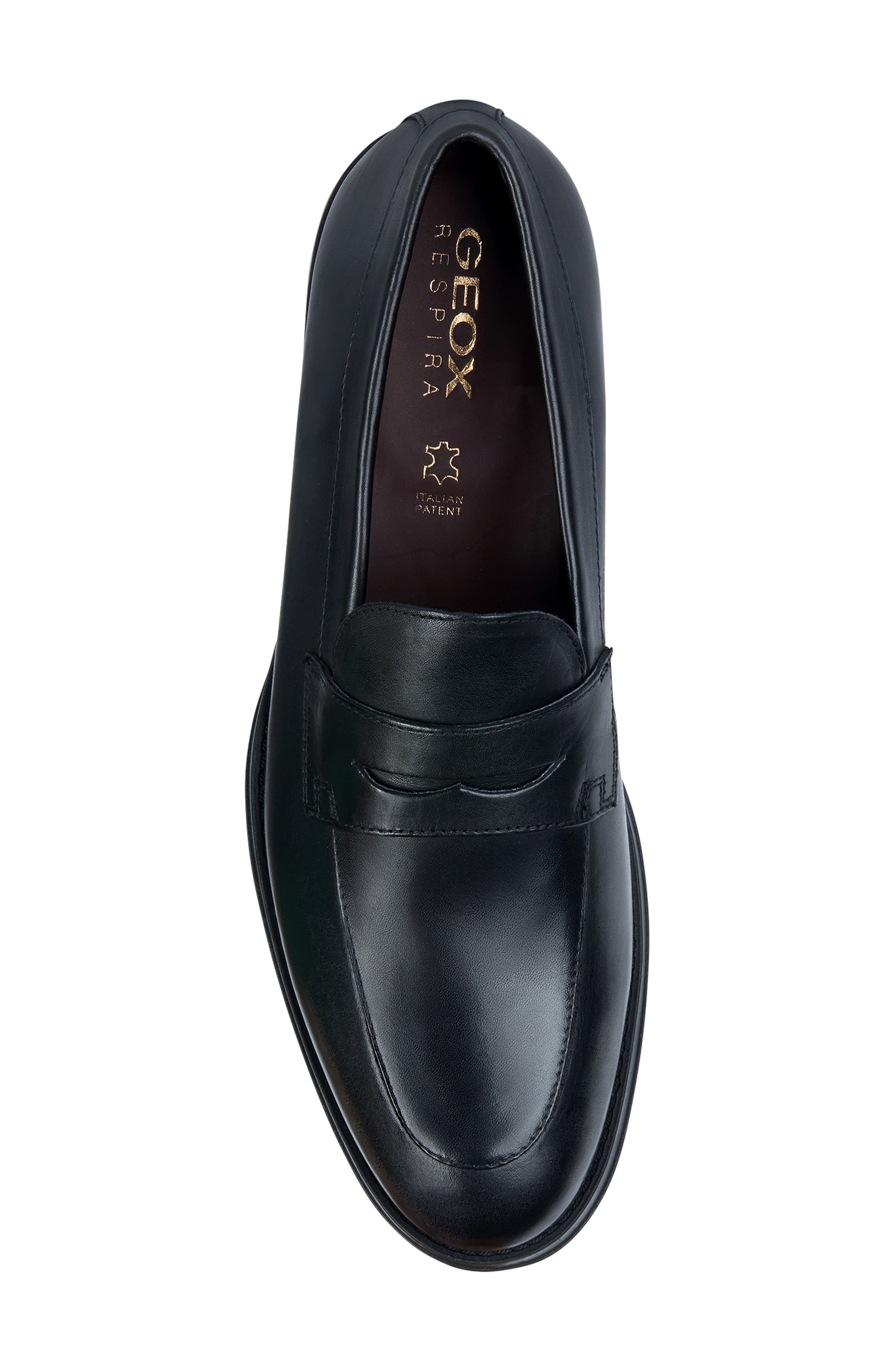 Geox Decio Water Resistant Penny Loafer, Alternate, color, 