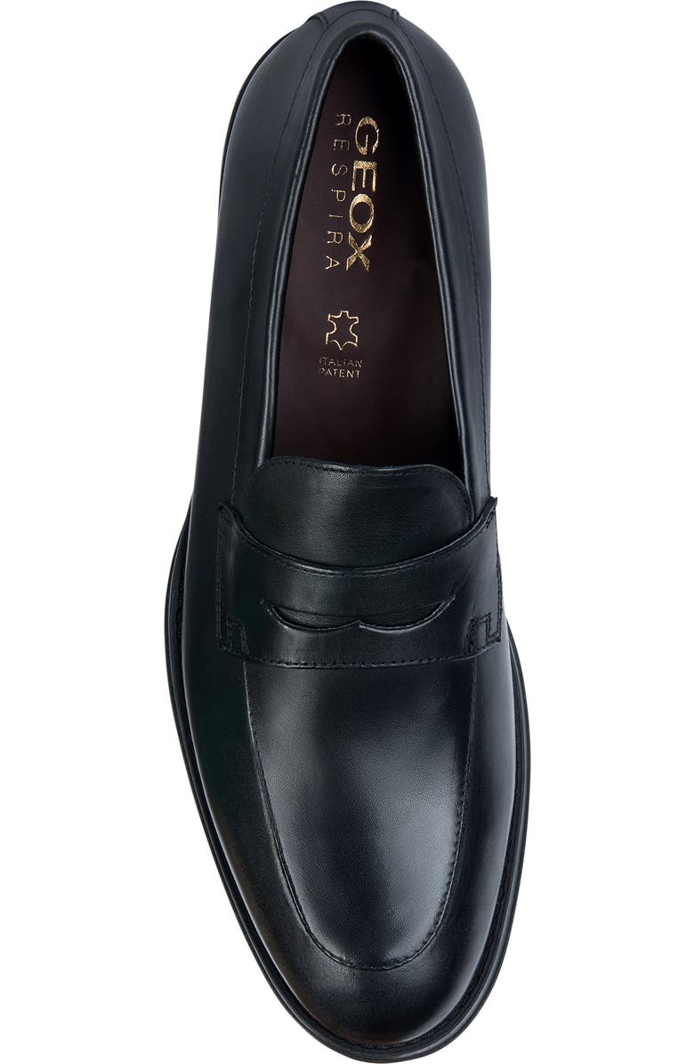 Geox Decio Water Resistant Penny Loafer, Alternate, color,