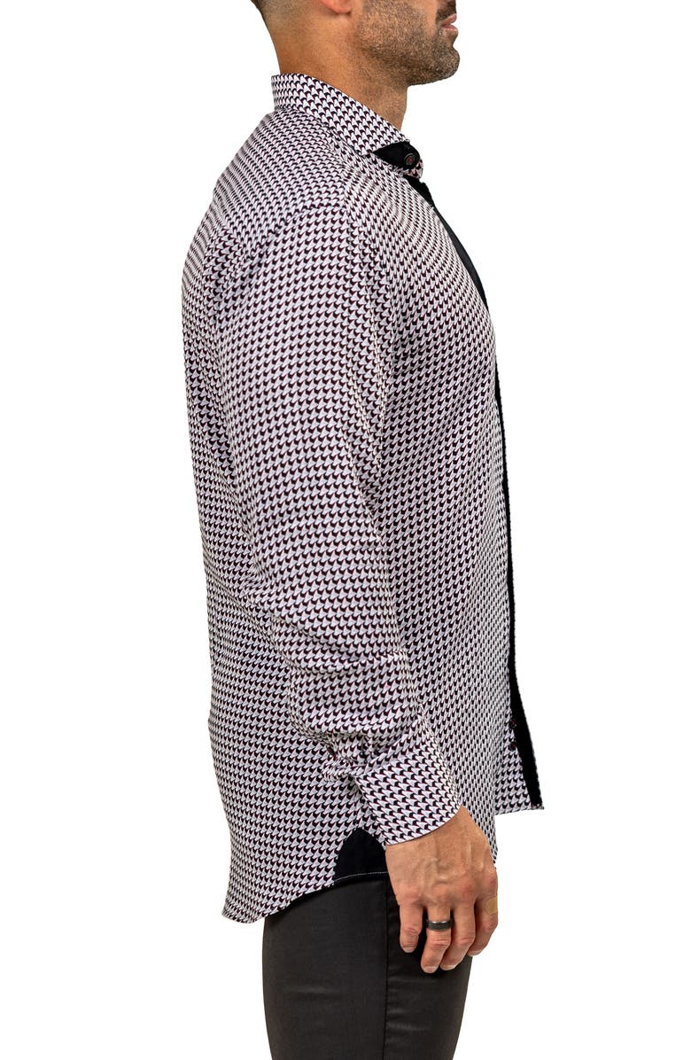 Maceoo Eins Marthy Contemporary Fit Button-Up Shirt, Alternate, color, White