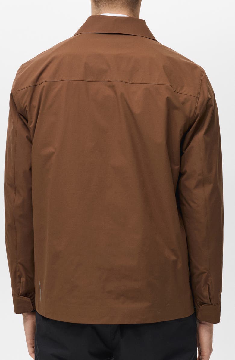 MANGO Water Repellent Shirt Jacket, Alternate, color,
