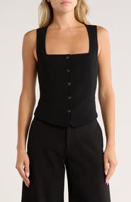 rag & bone Marian Crepe Vest