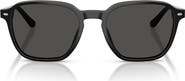 Brooks Brothers 53mm Irregular Sunglasses