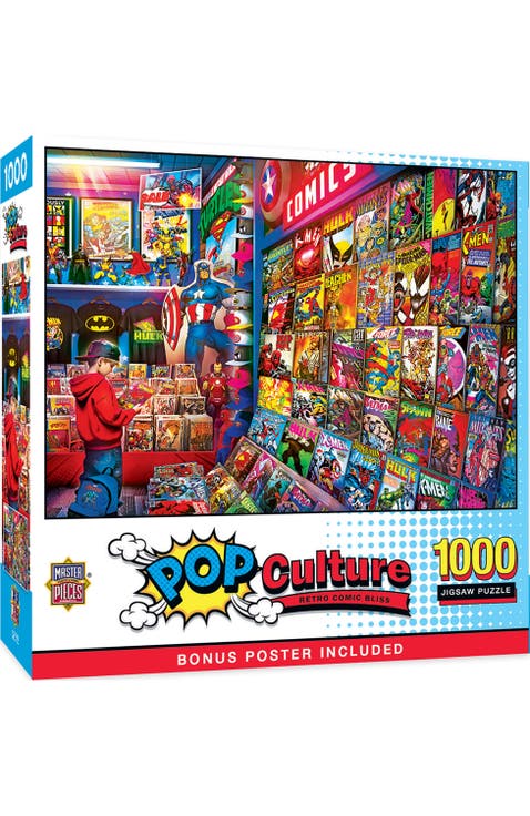 Retro Comic Bliss 1000 Piece Puzzle