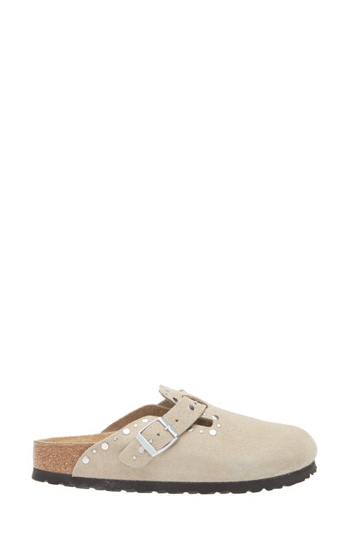 Birkenstock Boston Rivets Clog In Brown