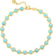 EFFY 14K Gold Plated Sterling Silver Turquoise Bracelet