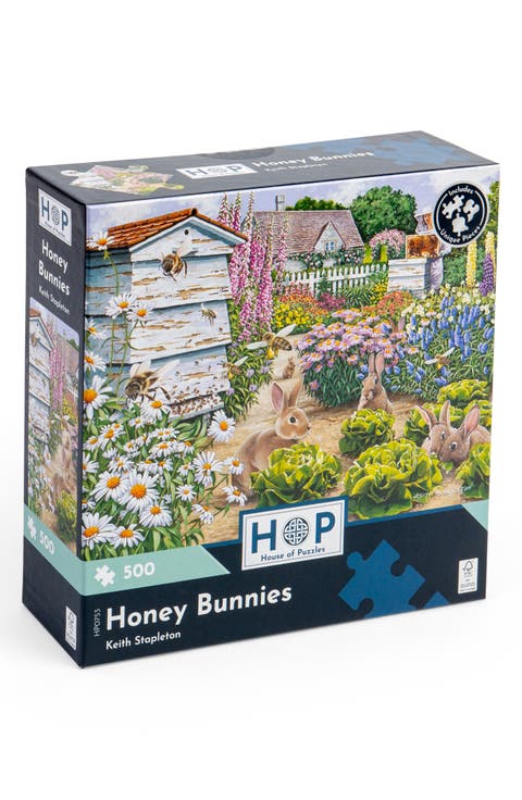 Honey Bunnies 500-Piece Jigsaw Puzzle