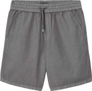 AllSaints Hanbury Cotton & Linen Drawstring Shorts