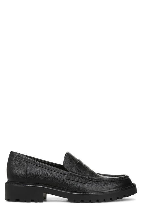 Vince Delmore Penny Loafer In Black