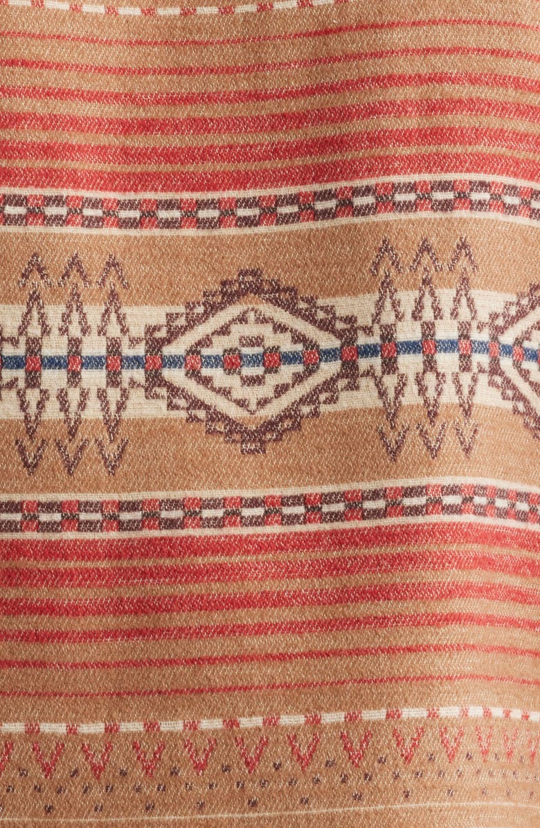 Pendleton Driftwood Stripe Chamois Button-Up Shirt, Alternate, color, Beacon Rock Tan